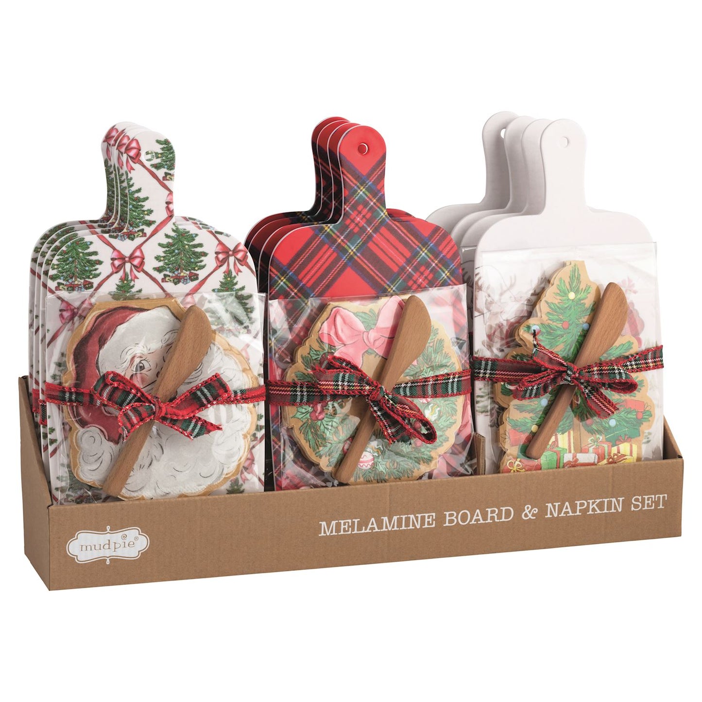 Christmas Melamine Board & Napkin Set