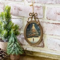 3.5" Pewter Bow Accent Ornament