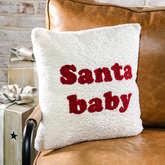 16X16 SANTA BABY PILLOW