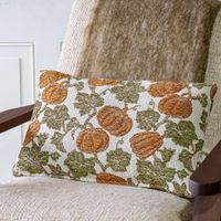 12 X 20 Rustic Pumpkin Pillow