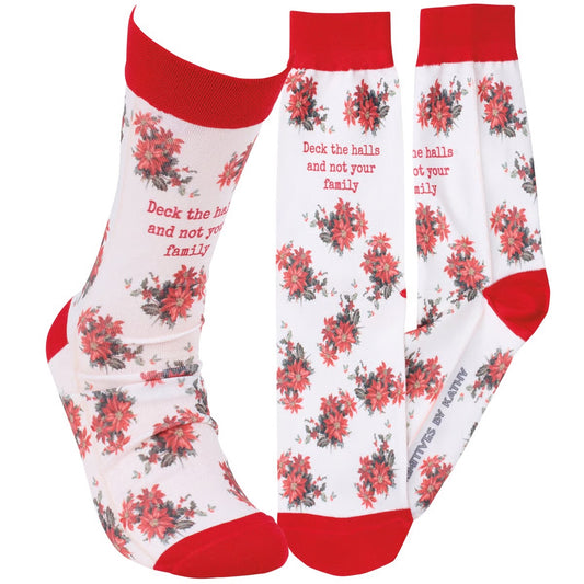 Deck The Halls And Not Your Family Socks