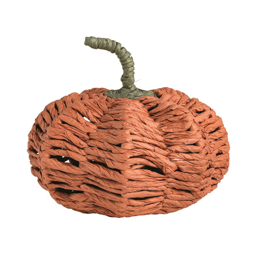 Dark Orange Woven Pumpkin