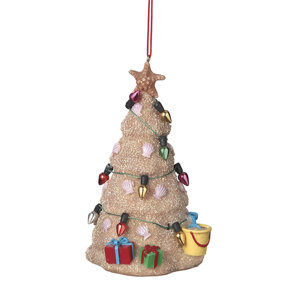 Sand Resin Christmas Tree Ornament