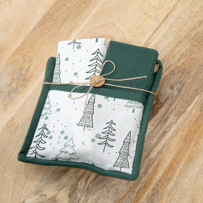 Holiday Pot Holder Towel Sets (More Styles)