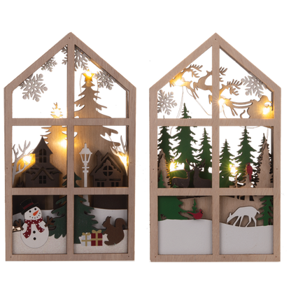 Layered Laser Cut Light Up Christmas Decor