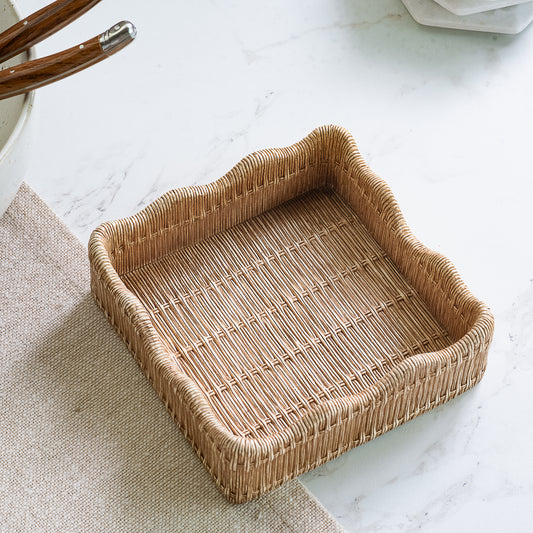 Natural Weave Cocktail Napkin Holder