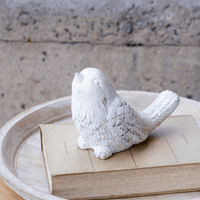 7" Weathered Cement Bird