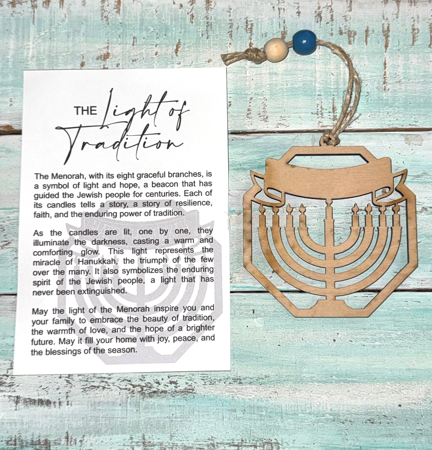 The Light of Tradition, Hanakkah Story Card