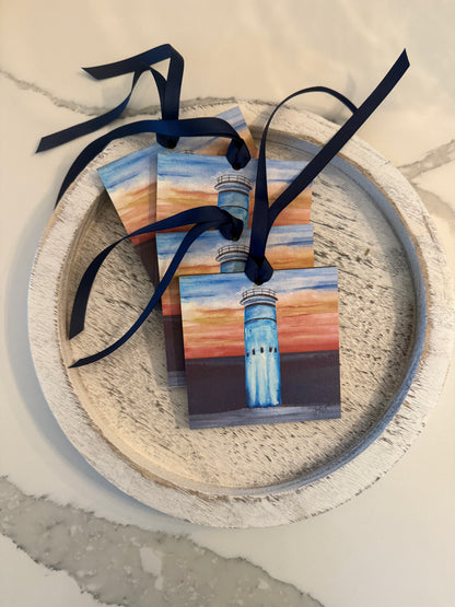 Tower Sunset Ornament