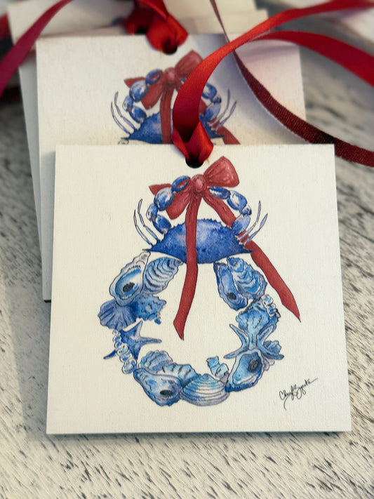 Bountiful Shell Wreath Ornament