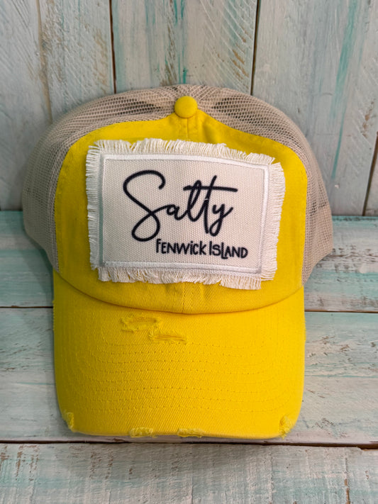 Yellow Salty Fenwick Island Hat