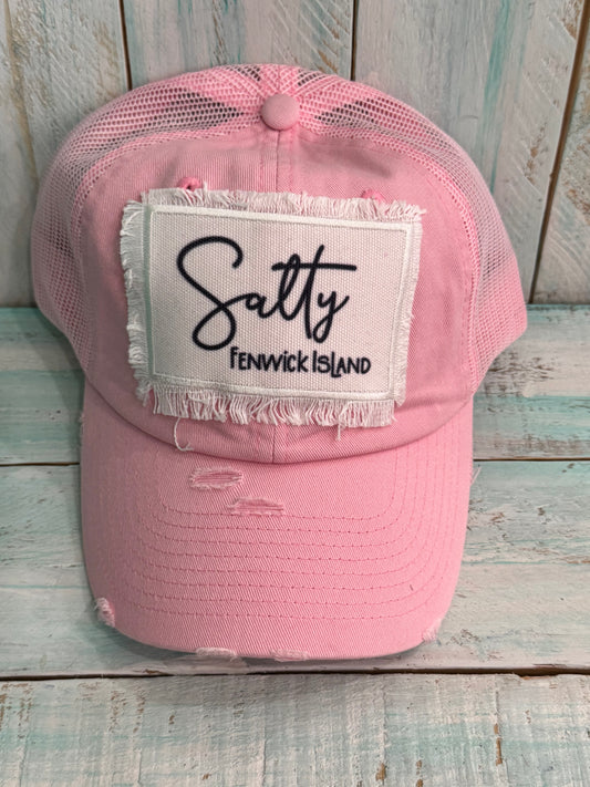 Lt. Pink Salty Fenwick Island Hat