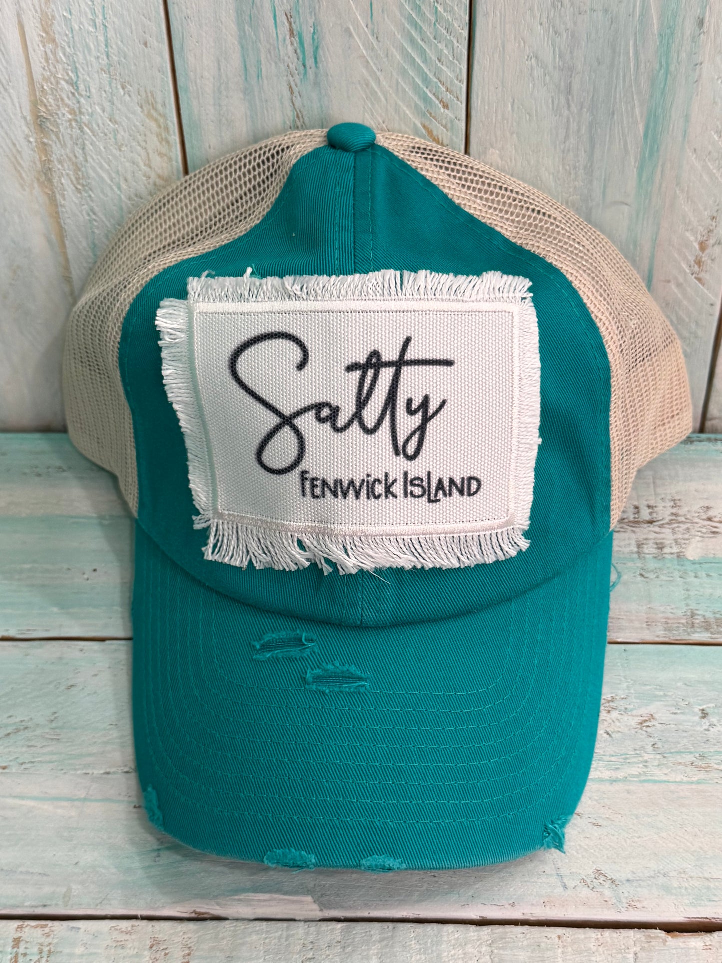 Turquoise Salty Fenwick Island  Hat