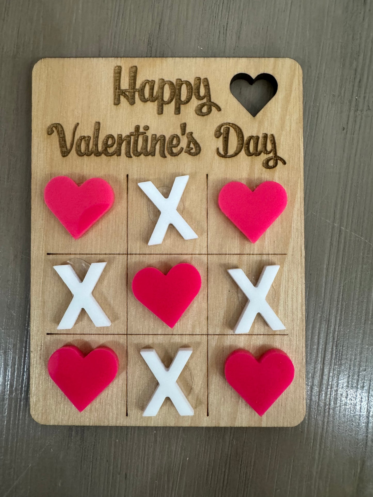 Mini Valentine's Day Tic Tac Toe