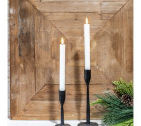 2 Pc. Led Taper Candle Set