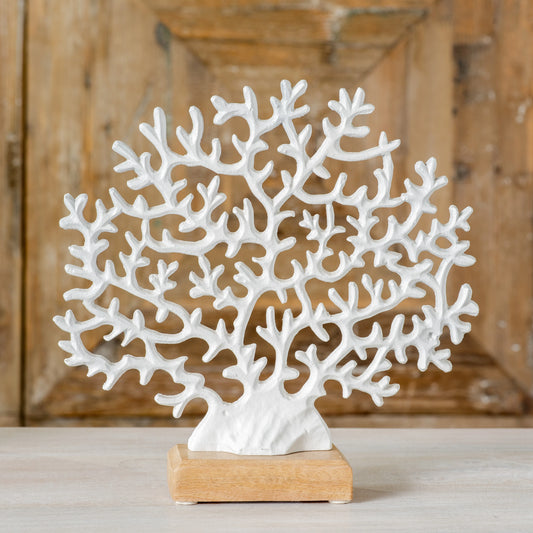 Coral Reef Tree on Wood Base