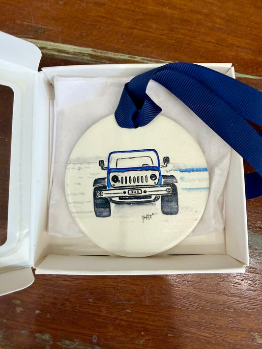 302 Jeep Ornament