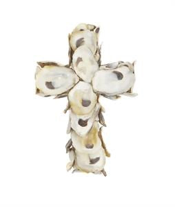 Small Oyster Shell Cross