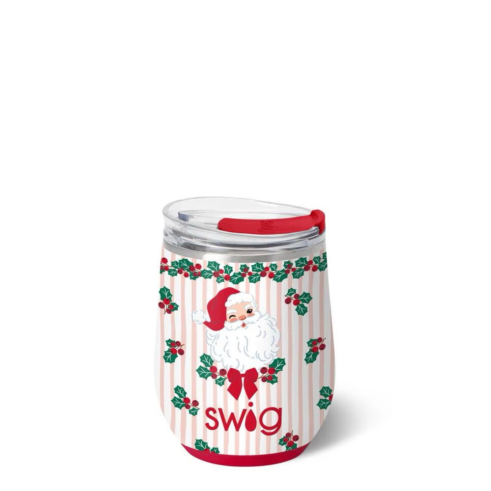 Santa Claus Stemless Wine Cup 12oz