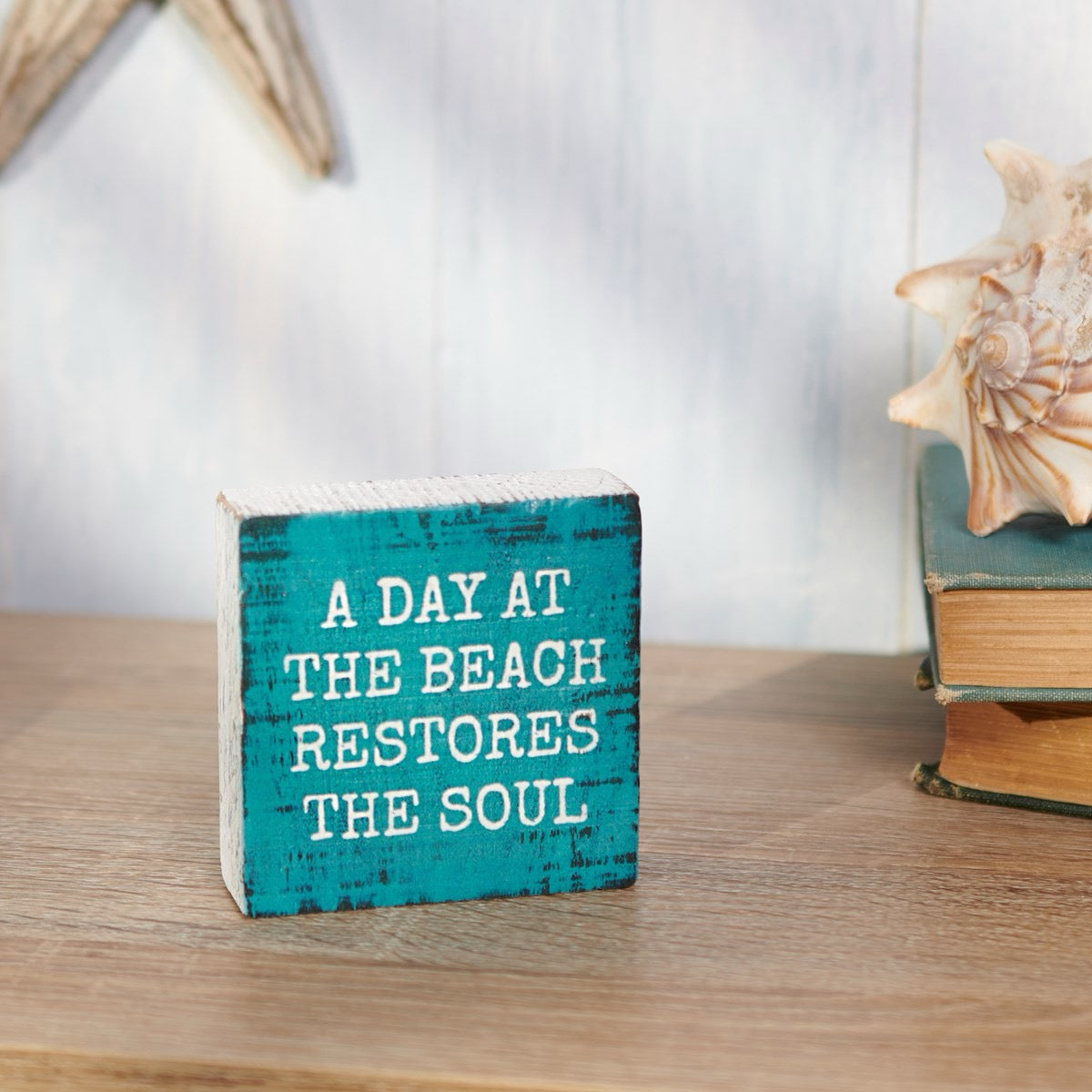Restores the Soul - Block Sign