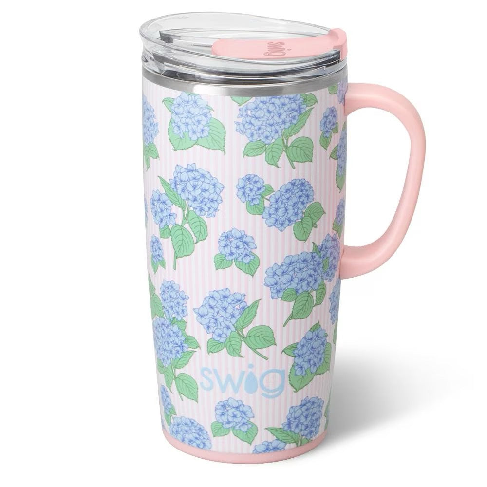 Hydrangeas Travel Mug 22oz