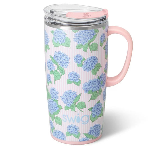 Hydrangeas Travel Mug 22oz