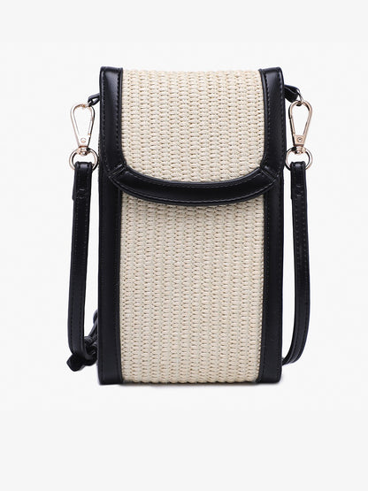 Jill Straw Crossbody by Jen & Co.