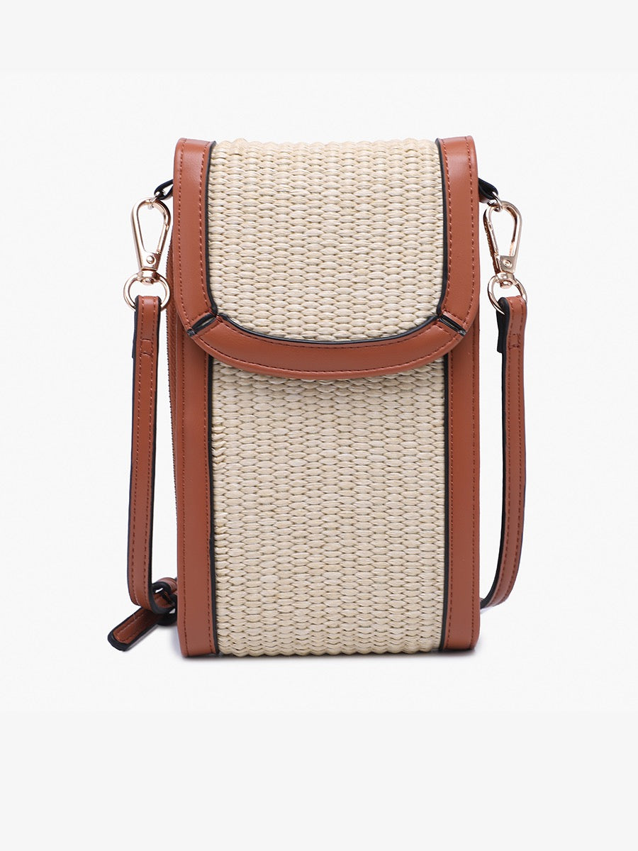 Jill Straw Crossbody by Jen & Co.