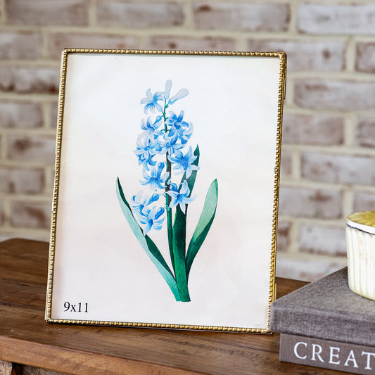 9x11 Brass Antique Standing Photo Frame