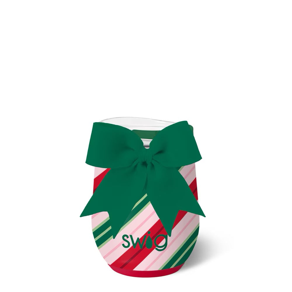 Candy Cane Lane Stemless Wine Cup 12oz
