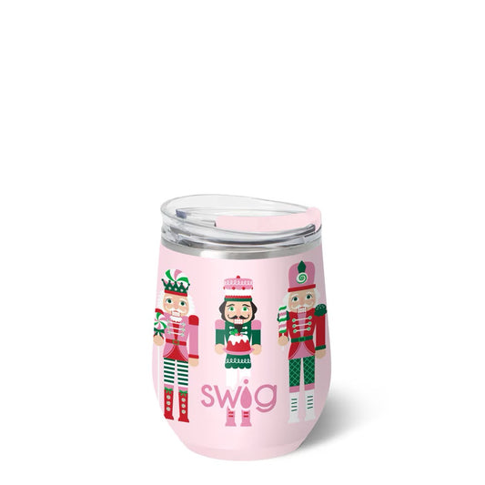 Sugar Plum Soldiers Stemless Wine Cup 12oz