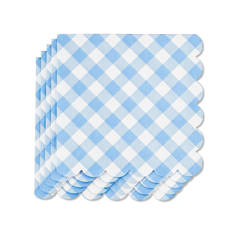 Gingham Cocktail Napkins