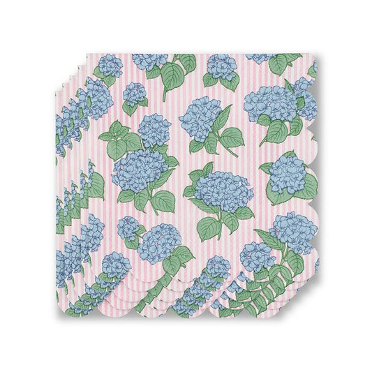 Hydrangeas Cocktail Napkins