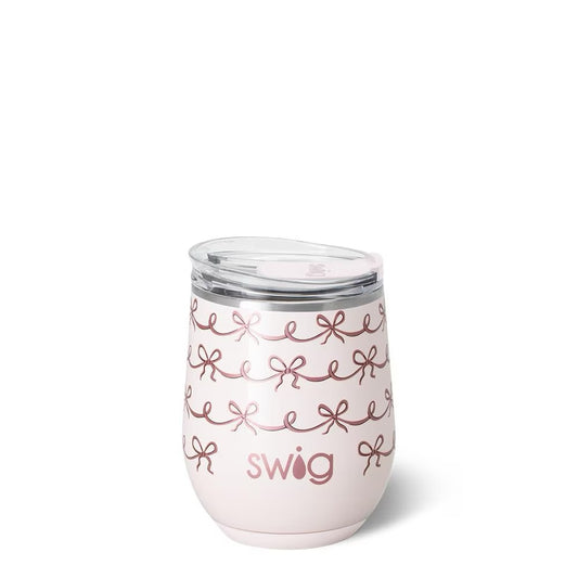 Pretty In Pink Stemless Wine Cup 12oz