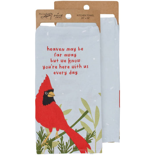 Here With Us Every Day Kitchen Towel