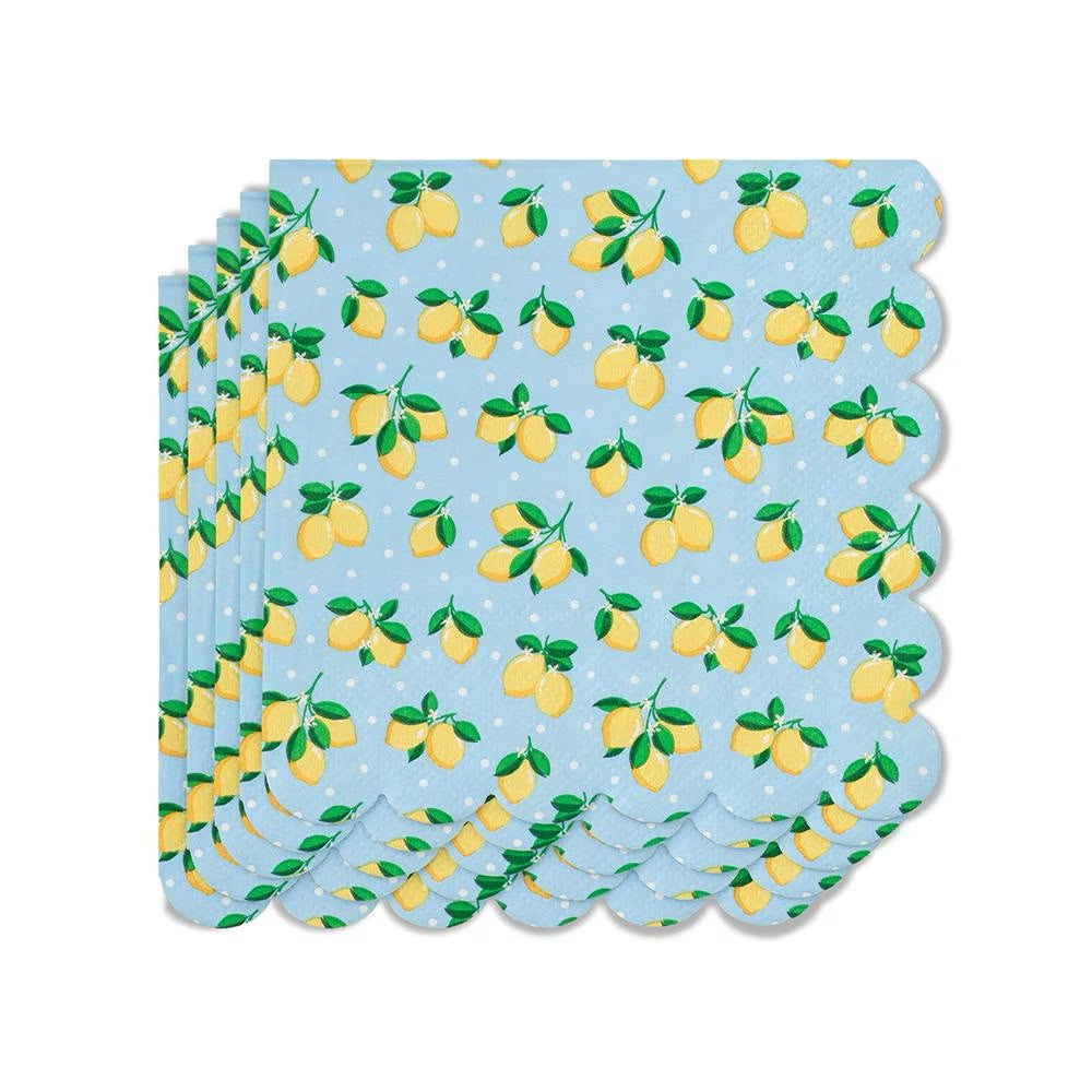 Lemon Meringue Cocktail Napkins