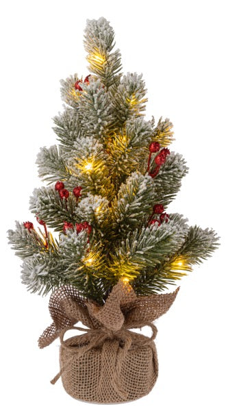 Light-Up Snowy Pine Tree