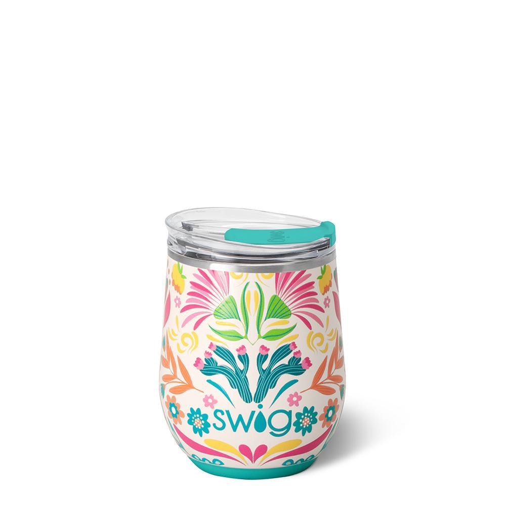 Baja Bloom Stemless Wine Cup 12oz