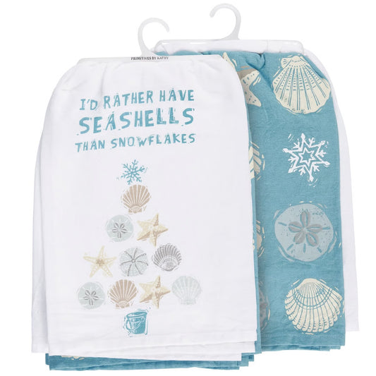 Kitchen Towel Set - Seashells