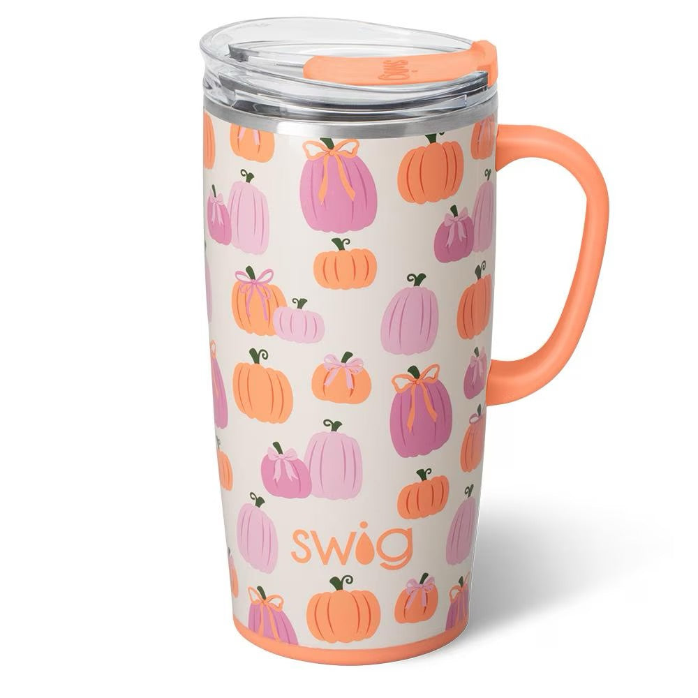 Pumpkins and Bows Mug 22oz