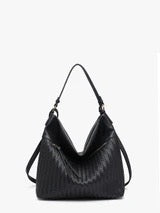 Alaya Slouchy Woven Hobo w/ Zip Closure
