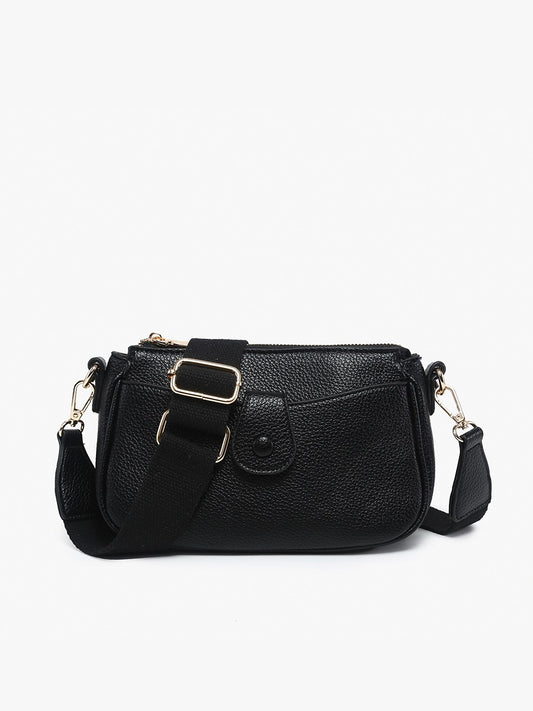 Kallie Vegan Snap Front Crossbody
