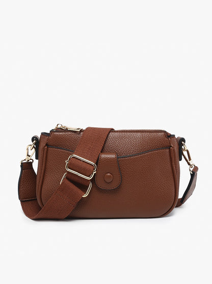 Kallie Vegan Snap Front Crossbody