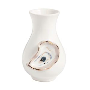 Tall Oyster Shell Bud Vase