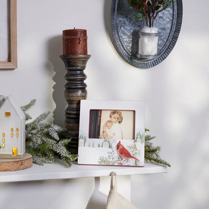 Photo Frame - Winter Cardinal