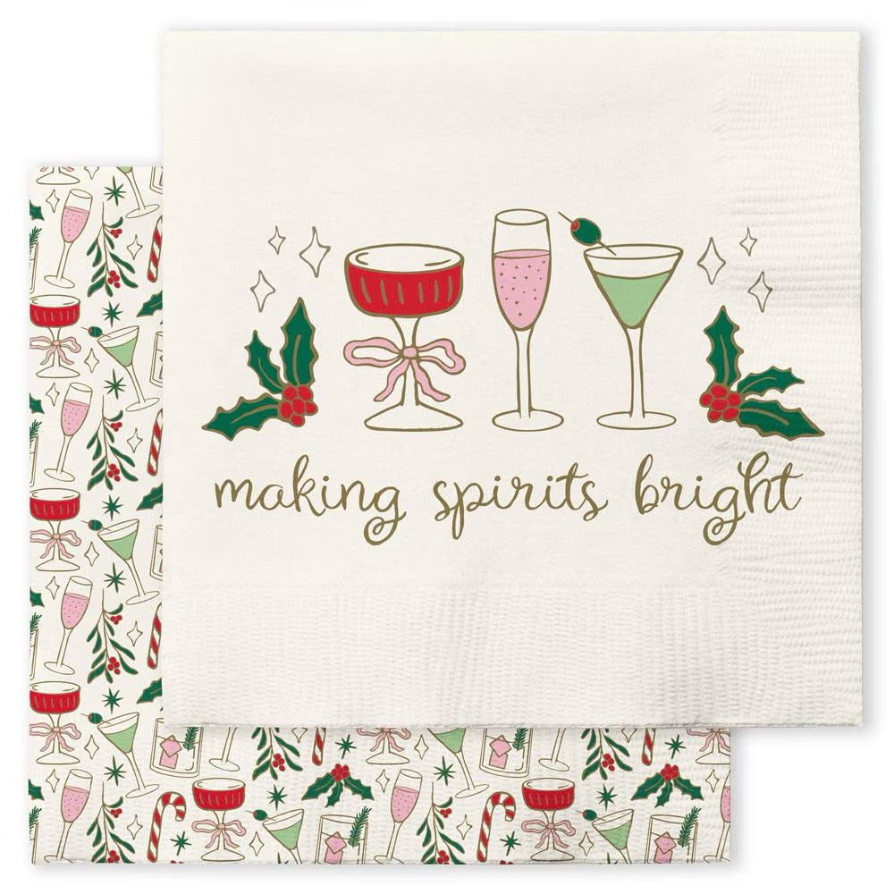 Holiday Spirits Cocktail Napkins