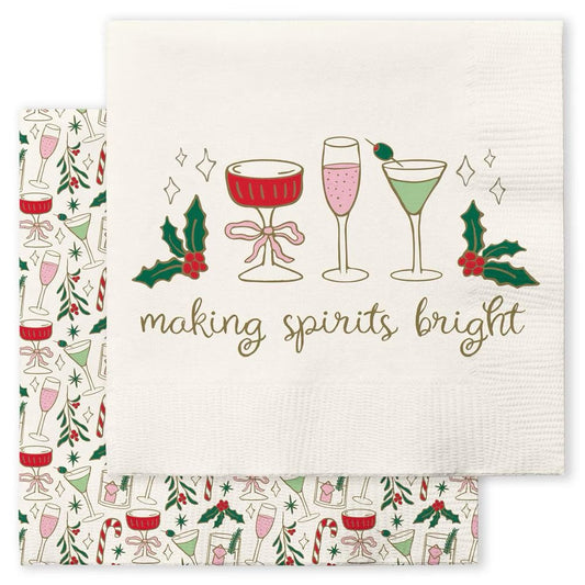 Holiday Spirits Cocktail Napkins