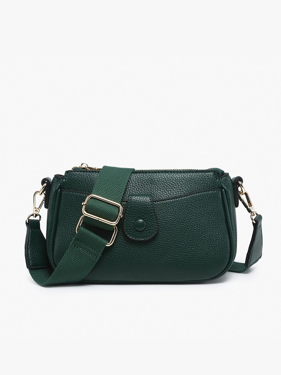 Kallie Vegan Snap Front Crossbody