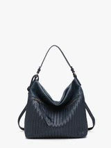 Alaya Slouchy Woven Hobo w/ Zip Closure