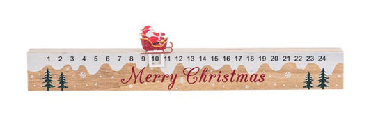 Santa Slide Down Calendar